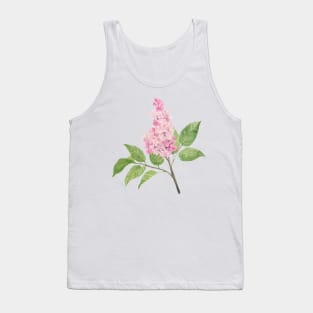 Light Pink Lilac Watercolour Painting Tank Top